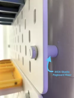 Ikea Skadis Pegboard Riser