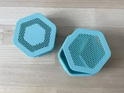Infill Lid for Interlocking Sorting Cups (Hex Shape)