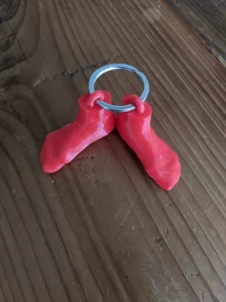 Keychain Feet