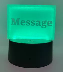 Light Show Display Message Holder