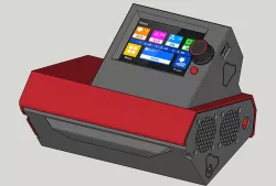 LowRider 3 CNC - control box case for BTT SKR Pro 1.2 board and a BTT TFT35 (NON-E3) touchscreen (v1.3.1)