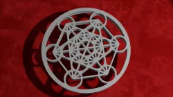 Metetron Cube Ornament (flat vs)