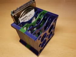 Modular multiple HDD 2.5"/ SSD  rack tray holder stand container