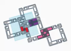 Nanoleaf Canvas Wall Mount and alignment pieces