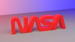 NASA Logo - 3D Freestanding NASA Worm Logo