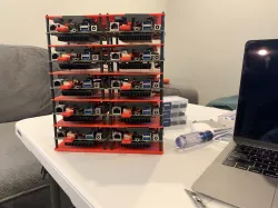 NUC cluster plates