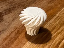 open spiral knob