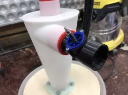 osVAC pressure relief for cyclone dust extractor/ dust commander