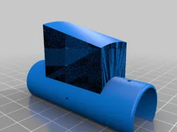 Piece to attach Oculus controller to a 3/4" bar