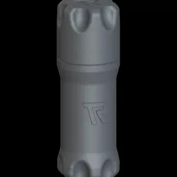 Pill shaped storage box with screw cap
