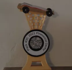 Pinewood Derby Display Trophy