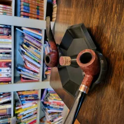 Pipe Holder Ashtray With Cork Middle