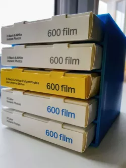 Polaroid 600 / SX-70 Film Box Storage Unit