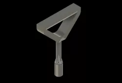 pool backwash handle
