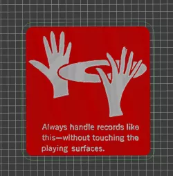 Proper vinyl handling - wall sign