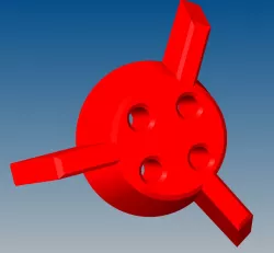Prusa LCD Knob button (clothing)