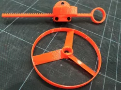 Pull Copter Finger Ring - M2 Nuts added
