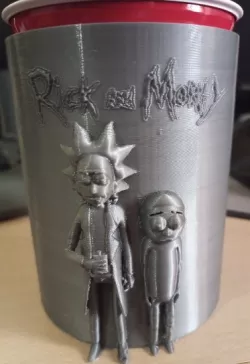 Rick and Morty Solo cup mug