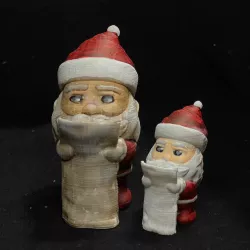 SANTA CLAUS WITH WISH LIST