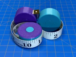 Sewing Cloth Tape Measure Winder Case 14mm and 18mm Snap Fit