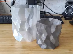 Shatter low poly Vase Pot