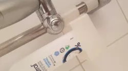 Shower bottle holder tray