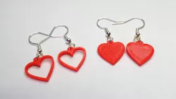 Simple Heart Earrings