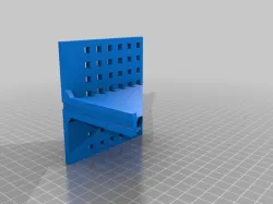 Small shelf with wire track