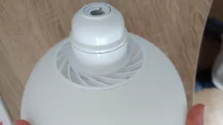 Socket adapter for sphere lamp shade