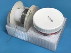 Soldering station - solder and flux holder
