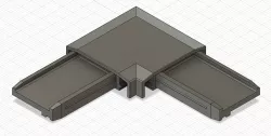 Spare corner for window fly screen