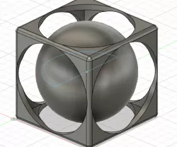 Sphere in a cube