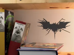Splattered bat