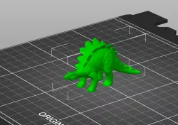 Stegosaurus model - scanned