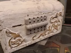 Strong Print-In-Place Hinge , XXL Version with Tiny Screws