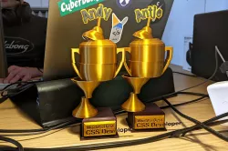 Trophy: World's Best CSS Developer / (Glueable + Lid) edition
