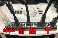 USB Connector Holder Block