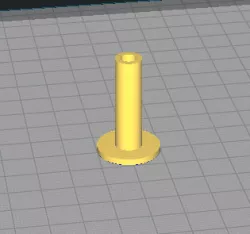 Wardrobe knob washer/spacer preventing it from unscrewing