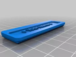 Your Name Plate for a Post Box, adjustable