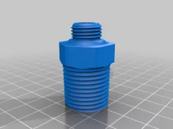 1/4" BSPP to 1/2" BSPT adapter