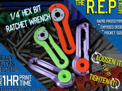1/4" Hex Bit Ratchet Wrench Tool and FIDGET TOY!!!