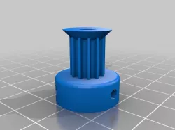 12t gt2 2mm 5mm shaft 3 nuts