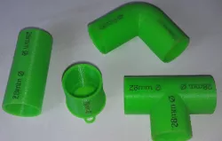 28mm caravan RV sink water drain pipe connector fittings