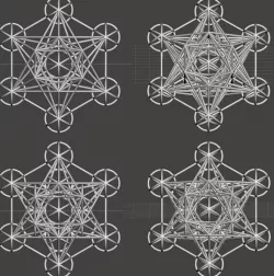 3D Metatron Sacred Geometry