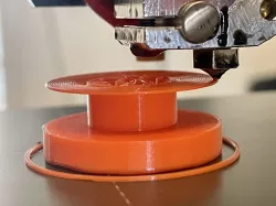 90 degrees overhang with fullcontrol.xyz layer