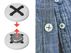 Accessible Magnetic Buttons