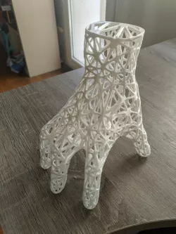 Addams Family Thing Hand Wireframe