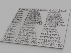 arial font example 3d models 【 STLFinder