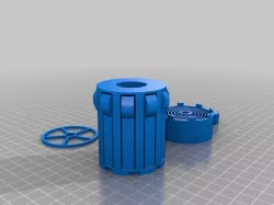 Auto-Rewind Spool Holder for Rubbermaid Spool Stand