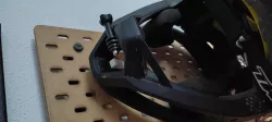 Bike helmet hook for IKEA Skadis